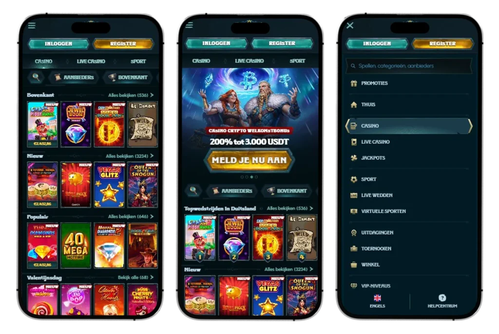 Ragnaro Casino Mobiele versie en app